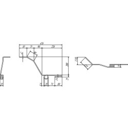 Akėčių dantis LH Lemken 3537040