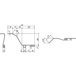 Akėčių dantis LH Lemken 3537039