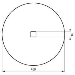 Akėčių diskas, paprastas 460 mm 52401201030040