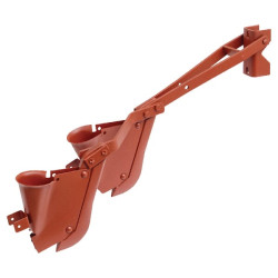 Dvigubas sėjos noragėlis, dešinysis metalinis laikiklis 61003043330040