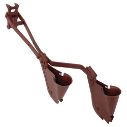 Dvigubas sėjos noragėlis su geležiniu laikikliu, dešinysis 61003043340040