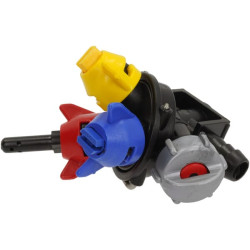 Purkštuko laikiklis, pilnas, 3 padėčių, 1 žarnos antgalis 65004036100000