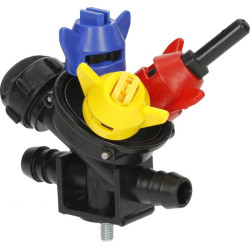 Pilnas antgalio laikiklis, 3 padėčių, 2 žarnos antgaliai 65004036100001