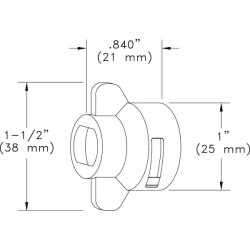 Hardi Blue 8 mm purkštuko dangtelis CP233074CE