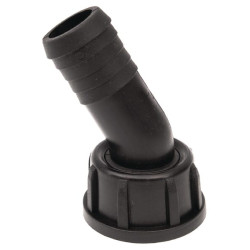 Alkūninė jungtis siurbliui P120 su Ø 25 žarnos antgaliu 65004031090323