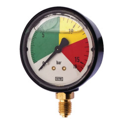 Glicerino manometras, montuojamas apačioje, įleidimo anga 16 barų 65004002000021
