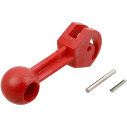 Raudona trumpa svirtis RDRF35141225