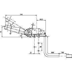 Case - IH JX70U Maxxima 01316000 Atbulinės eigos jungiklis Cobo