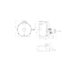 Magnum siurblys H, 2" su hidrauliniu varikliu 58155