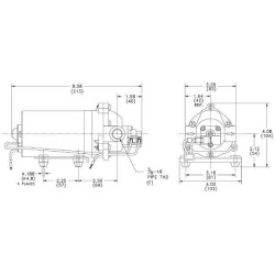 Diafragminis siurblys 12 V 5,3 l/min DIP8000543936