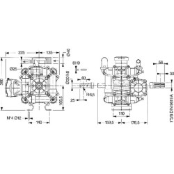 Stūmoklinis diafragminis siurblys BP 151 K 61031001