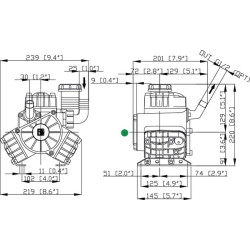 PA 330.1-VF Bertolini siurblys 036014973VF
