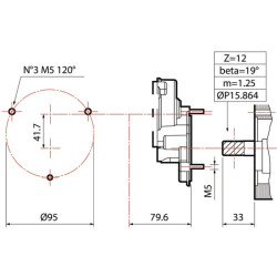 Žemo slėgio diafragminis siurblys MC 25 EL 60840032