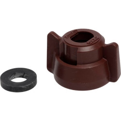 Antgalio dangtelis, bajonetinis, SW10, rudas, su tarpine, 25 vnt. pakuotėje, Arag 40290207P025