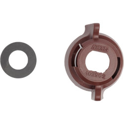 Antgalio dangtelis, bajonetinis, SW10, rudas, su tarpine, 25 vnt. pakuotėje, Arag 40290207P025