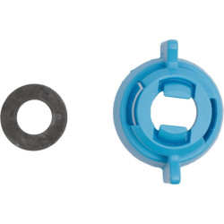 Antgalio dangtelis, bajonetinis, SW10/8, mėlynas, su tarpine, 25 vnt. pakuotėje, Arag 40299004P025