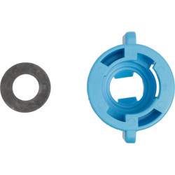 Antgalio dangtelis, bajonetinis, SW10/8, mėlynas, su tarpine, 25 vnt. pakuotėje, Arag 40299004P025