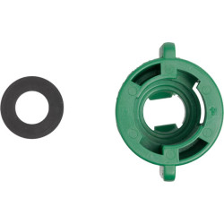 Antgalio dangtelis, bajonetinis, SW10/8, žalias, su tarpine, 25 vnt. pakuotėje, Arag 40299005P025