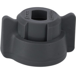 Antgalio dangtelis, bajonetinis, SW8, pilkas, su tarpine, 25 vnt. pakuotėje, Arag 40290010P025