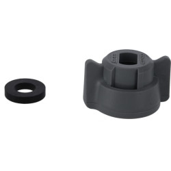 Antgalio dangtelis, bajonetinis, SW8, pilkas, su tarpine, 25 vnt. pakuotėje, Arag 40290010P025