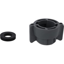 Antgalio dangtelis, bajonetinis, SW8, pilkas, su tarpine, 25 vnt. pakuotėje, Arag 40290010P025