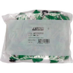 Antgalio dangtelis, bajonetinis, SW11, žalias, su tarpine, 25 vnt. pakuotėje, Arag 40290105P025