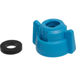 Antgalio dangtelis, bajonetinis, SW11, mėlynas, su tarpine, 25 vnt. pakuotėje, Arag 40290104P025