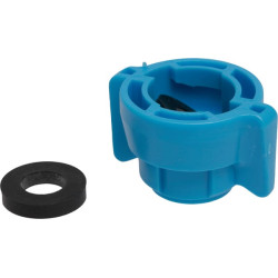 Antgalio dangtelis, bajonetinis, SW11, mėlynas, su tarpine, 25 vnt. pakuotėje, Arag 40290104P025