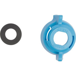 Antgalio dangtelis, bajonetinis, SW11, mėlynas, su tarpine, 25 vnt. pakuotėje, Arag 40290104P025