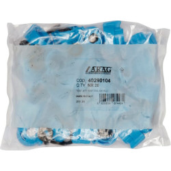 Antgalio dangtelis, bajonetinis, SW11, mėlynas, su tarpine, 25 vnt. pakuotėje, Arag 40290104P025