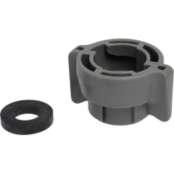 Antgalio dangtelis, bajonetinis, SW10, pilkas, su tarpine, 25 vnt. pakuotėje, Arag 40290210P025