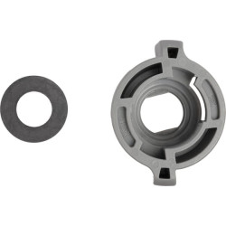 Antgalio dangtelis, bajonetinis, SW10, pilkas, su tarpine, 25 vnt. pakuotėje, Arag 40290210P025