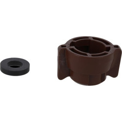 Antgalio dangtelis, bajonetinis, SW8, rudas, su tarpine, 25 vnt. pakuotėje, Arag 40290007P025