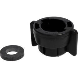 Antgalio dangtelis, bajonetinis, SW10/8, juodas, su tarpine, 25 vnt. pakuotėje, Arag 40299001P025