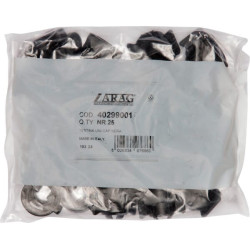 Antgalio dangtelis, bajonetinis, SW10/8, juodas, su tarpine, 25 vnt. pakuotėje, Arag 40299001P025