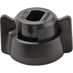 Antgalio dangtelis, bajonetinis, SW8, juodas, Arag 40290001