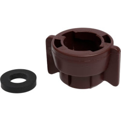 Antgalio dangtelis, bajonetinis, SW10/8, rudas, su tarpine, 25 vnt. pakuotėje, Arag 40299007P025