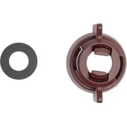 Antgalio dangtelis, bajonetinis, SW10/8, rudas, su tarpine, 25 vnt. pakuotėje, Arag 40299007P025