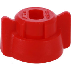 Antgalio dangtelis, bajonetinis, SW8, raudonas, su tarpine, 25 vnt. pakuotėje, Arag 40290003P025