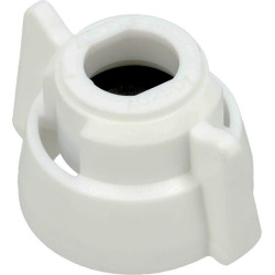 Antgalio dangtelis, bajonetinis, SW11, baltas, su tarpine, 25 vnt. pakuotėje, Arag 40290102P025