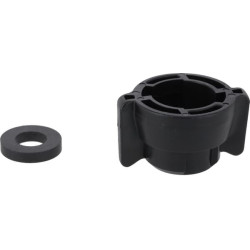 Antgalio dangtelis, bajonetinis, SW8, juodas, su tarpine, 25 vnt. pakuotėje, Arag 40290001P025