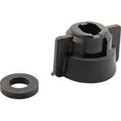 Antgalio dangtelis, bajonetinis, SW8/10, juodas, su tarpine, Lechler Y8253C00040000