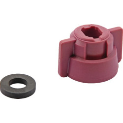 Antgalio dangtelis, bajonetinis, SW8/10, violetinis, su tarpine, Lechler Y8253C00080000