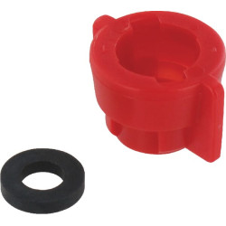 Antgalio dangtelis, bajonetinis, SW8/10, raudonas, su tarpine, Lechler Y8253C00000000