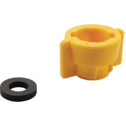 Antgalio dangtelis, bajonetinis, SW8/10, geltonas, su tarpine, Lechler Y8253C00010000