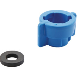 Antgalio dangtelis, bajonetinis, SW8/10, mėlynas, su tarpine, Lechler Y8253C00030000