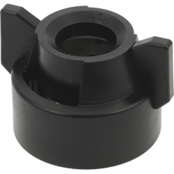 Antgalio dangtelis, bajonetinis, Ø12,6, juodas, „TeeJet CP114444A1CE“