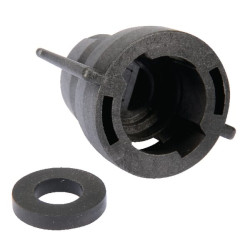 Purkštuko dangtelis, bajonetinis, SW8, juodas, su tarpine, Lechler 0921645660