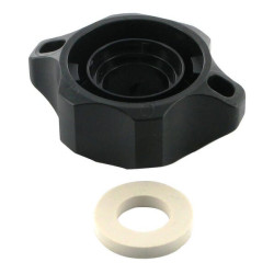 Antgalio dangtelis, bajonetinis, Ø12,6, juodas, su tarpine, Lechler 0652025611