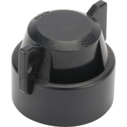 Purkštuko dangtelis, bajonetinis, juodas, su tarpine, „TeeJet“ 1144471CELR